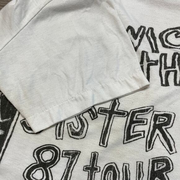 Sonic Youth Sister 87 Tour Reprint Crop Top Single Stitch Size Small - Picture 4 of 10